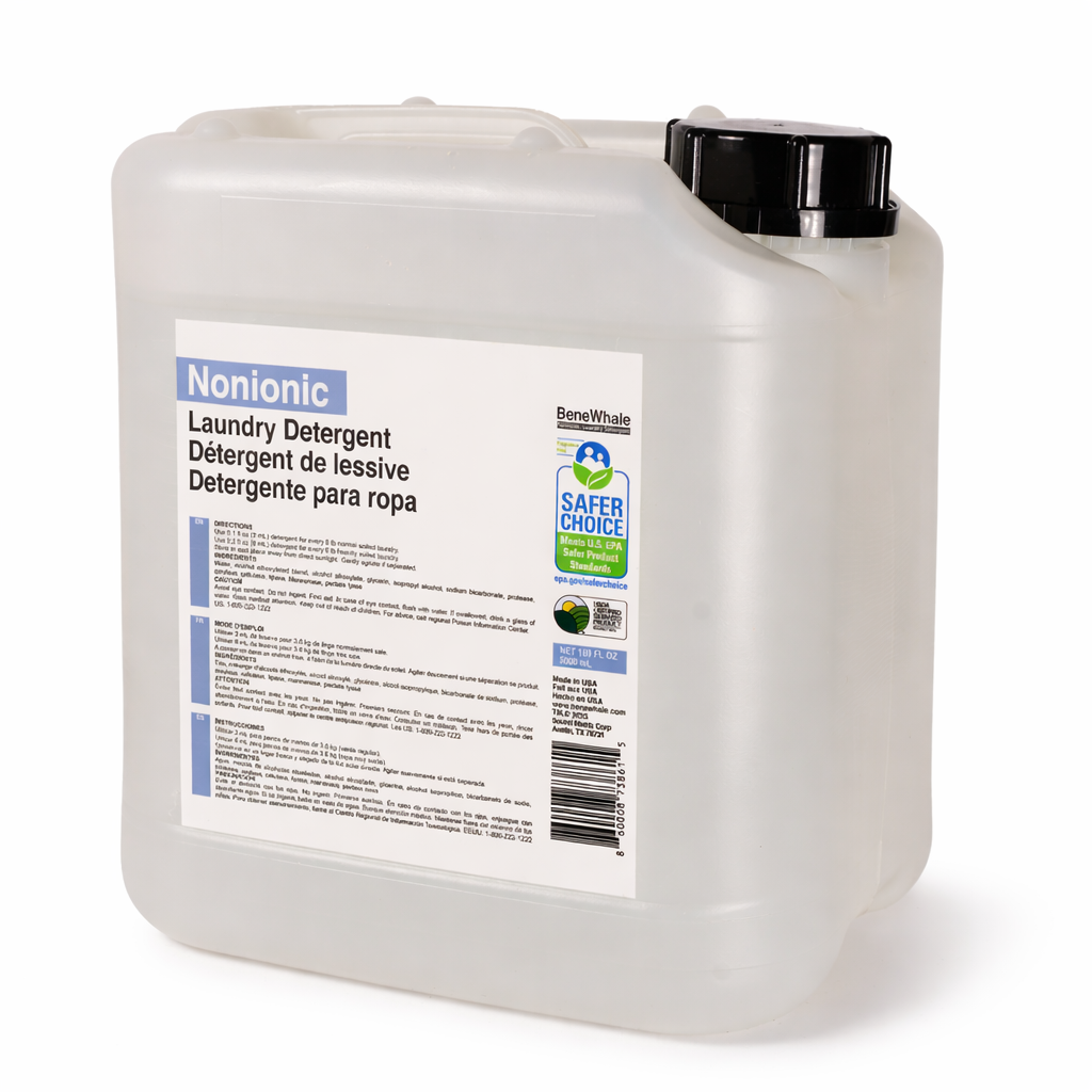 BeneWhale Nonionic Laundry Detergent Commercial Pack